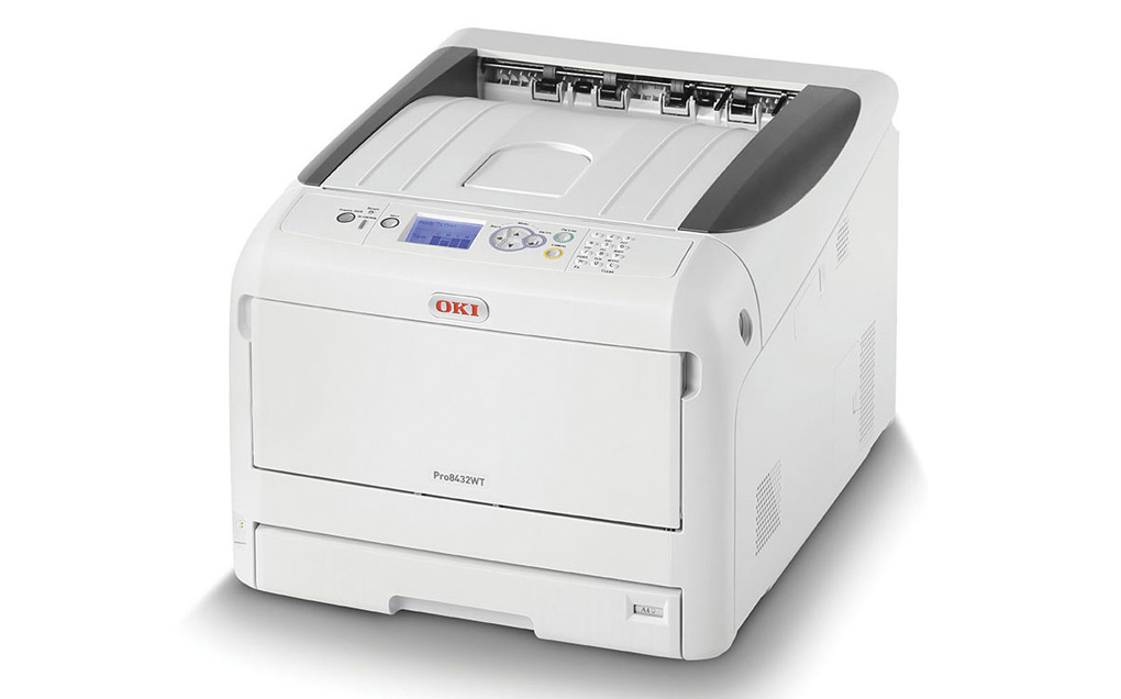 Test stampante OKI PRO8432 WT toner bianco